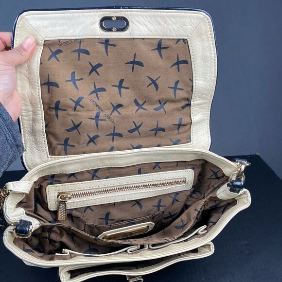 REBECCA MINKOFF Women's ivory LEATHER CROSSBODY Pockets - Picture 10 of 16